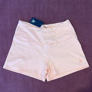 RYDERWEAR-PEACH color Size: L -Adapt High waisted scrunch shorts. New with tags!